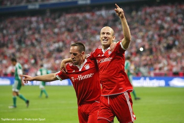 Franck Ribéry et Arjen Robben