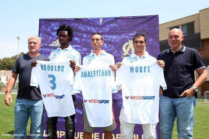 Jérémy Morel, Nicolas Nkoulou, Morgan Amalfitano
