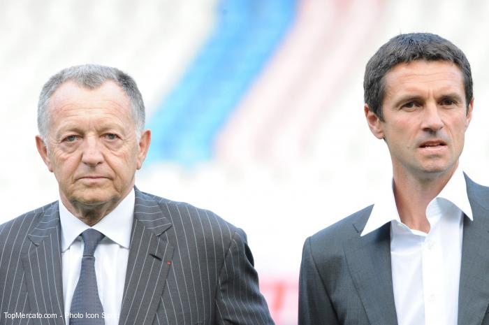 Jean-Michel Aulas et Rémi Garde