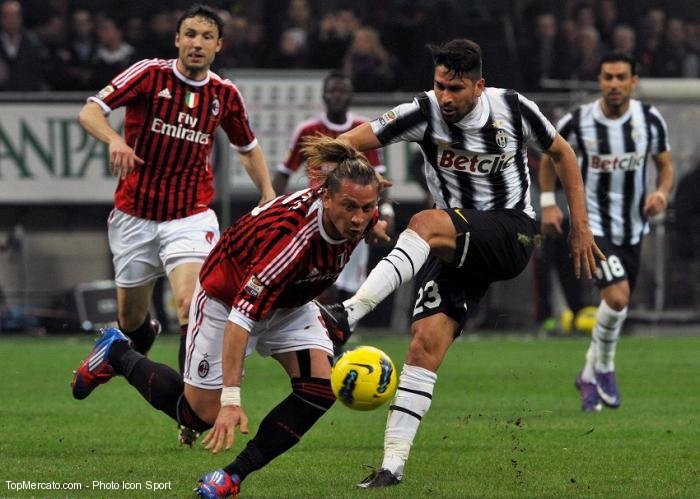 Marco Borriello et Philippe Mexès