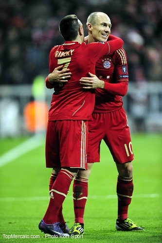 Franck Ribéry et Arjen Robben