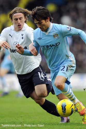 Luka Modric et David Silva