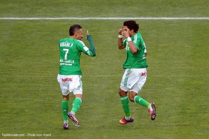 Pierre-Emerick Aubameyang et Brandao