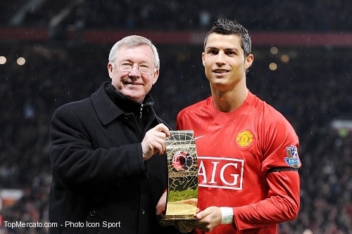Cristiano Ronaldo et Sir Alex Ferguson
