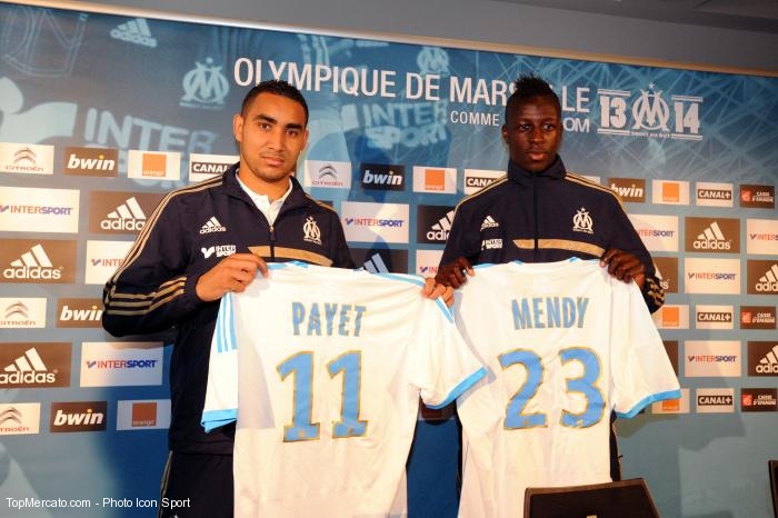 Dimitri Payet et Benjamin Mendy