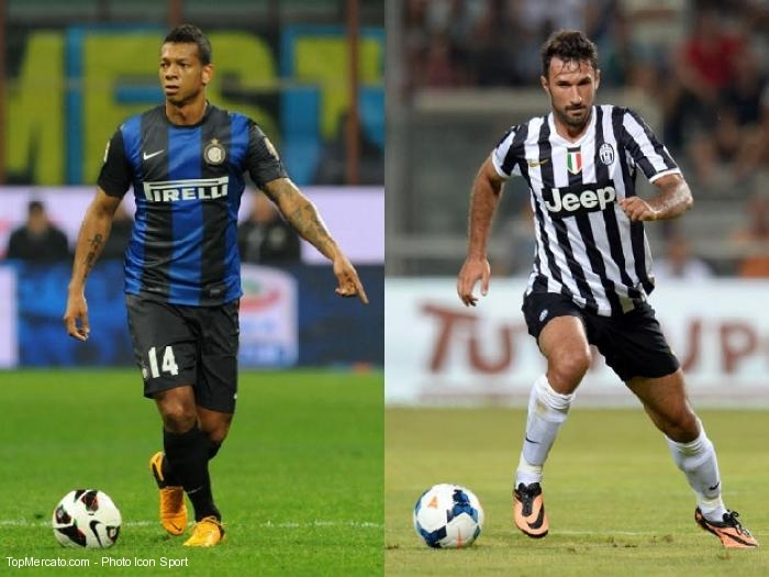 Fredy Guarin et Mirko Vucinic