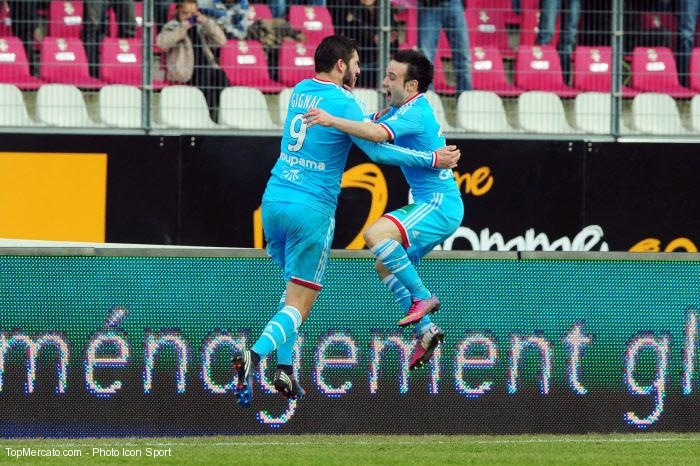 André-Pierre Gignac et Mathieu Valbuena