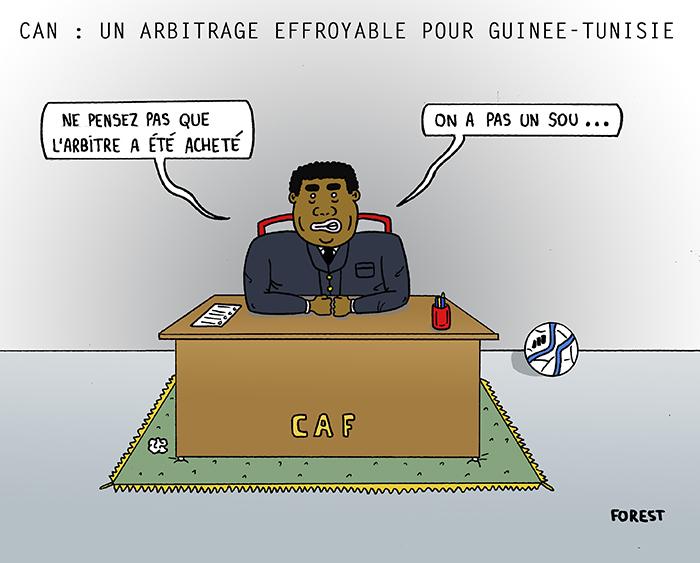 Dessin CAN 2015, Forest