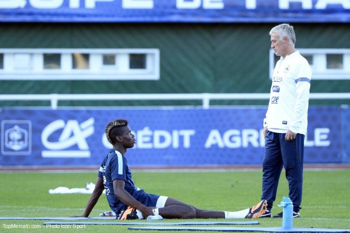 Didier Deschamps et Paul Pogba