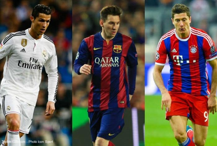 Ronaldo-Messi-Lewandowski