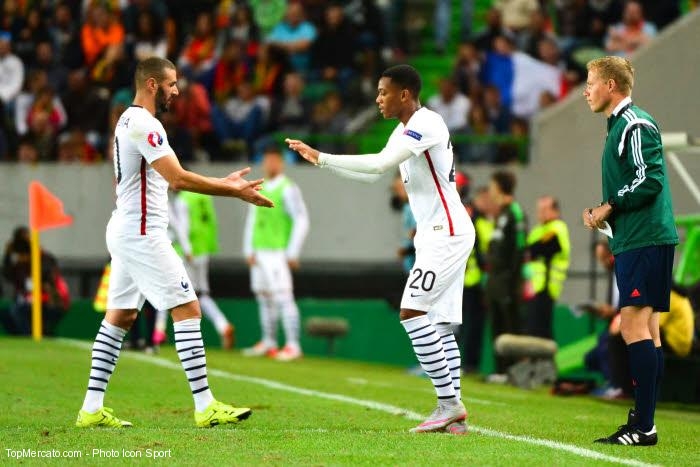 Karim Benzema et Anthony Martial