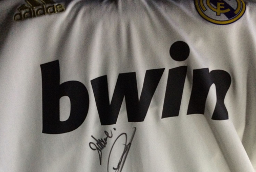 Maillot Zidane dédicacé
