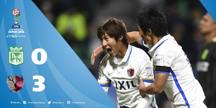 Kashima corrige l’Atlético Nacional et attend le Real !