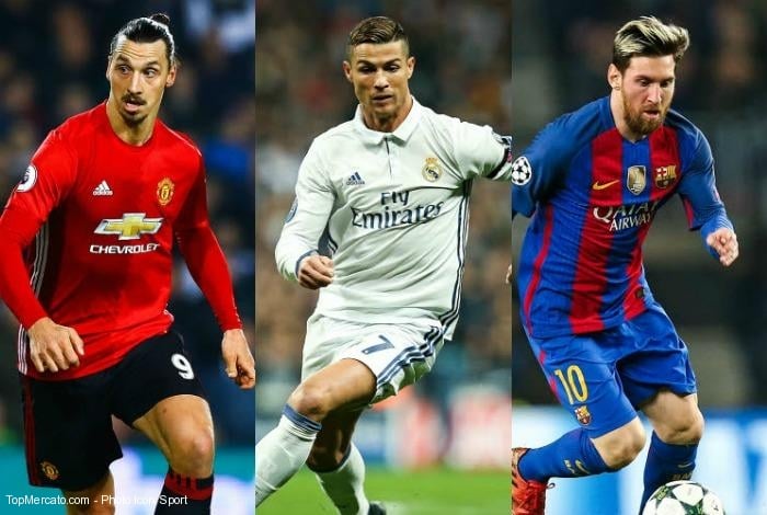 Zlatan Ibrahimovic-Cristiano Ronaldo-Lionel Messi