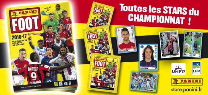TM vous fait découvrir l’album Panini Foot 2016-2017