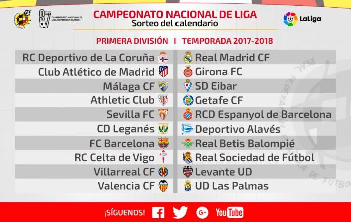 Calendrier Liga