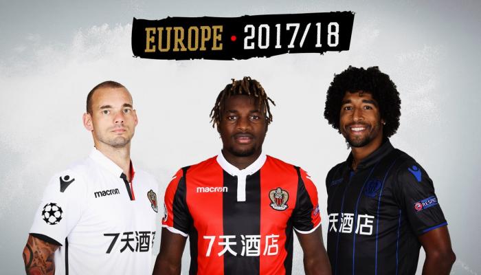 Maillots européens de Nice