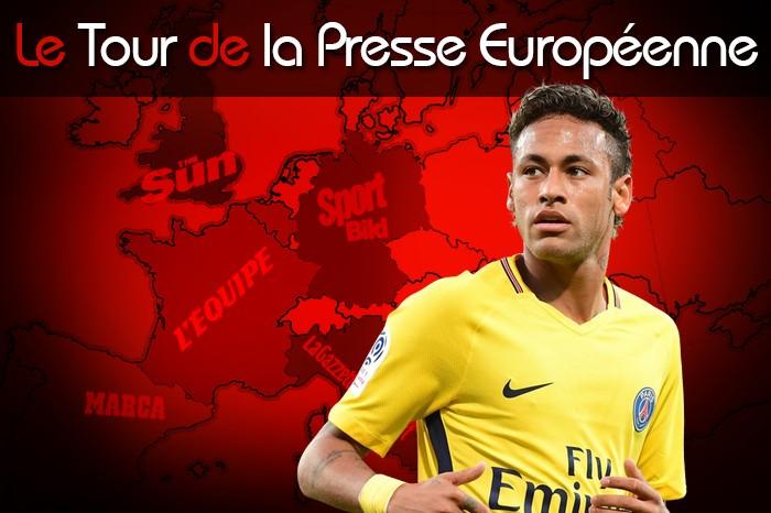 Neymar et Mbappé à l’assaut de l’OL, le Real Madrid privé de ses stars… Le tour d’Europe de la presse