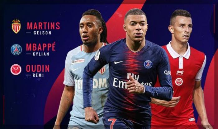 Gelson Martins-Kylian Mbappé-Rémi Oudin