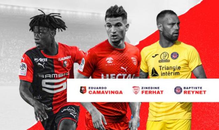 Eduardo Camavinga, Zinedine Ferhat et Baptiste Reynet