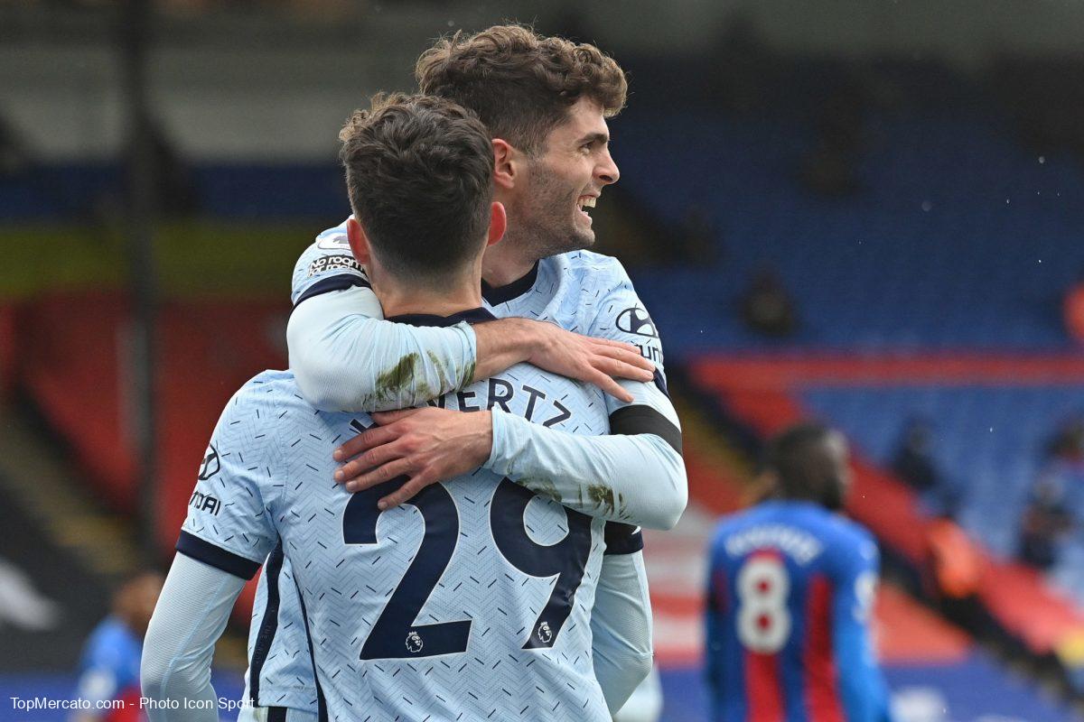 Christian Pulisic et Kai Havertz, Crystal Palace-Chelsea