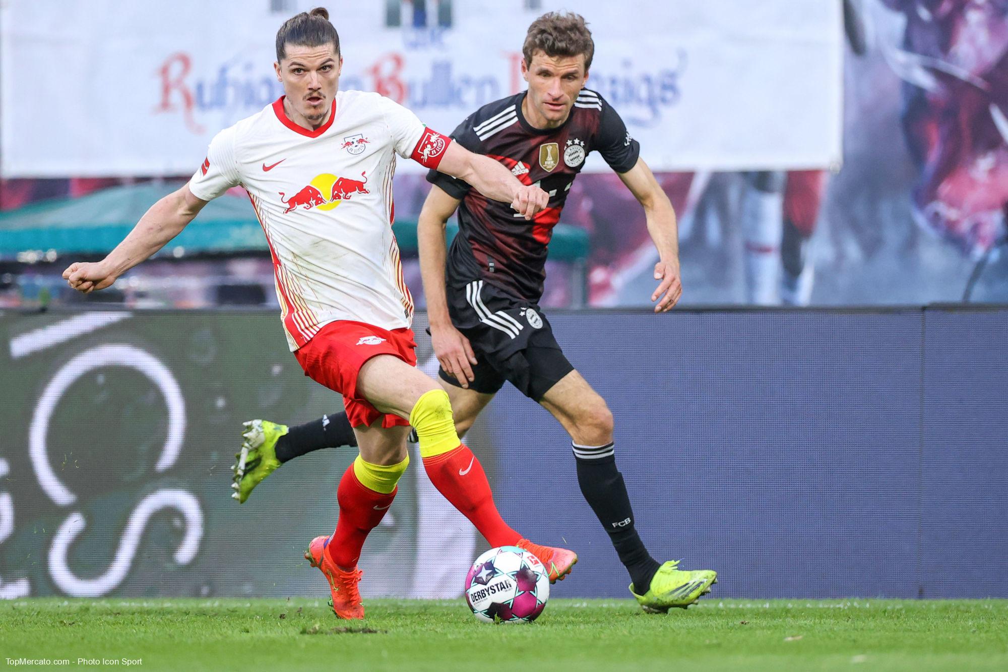 Marcel Sabitzer et Thomas Müller, Leipzig-Bayern Munich