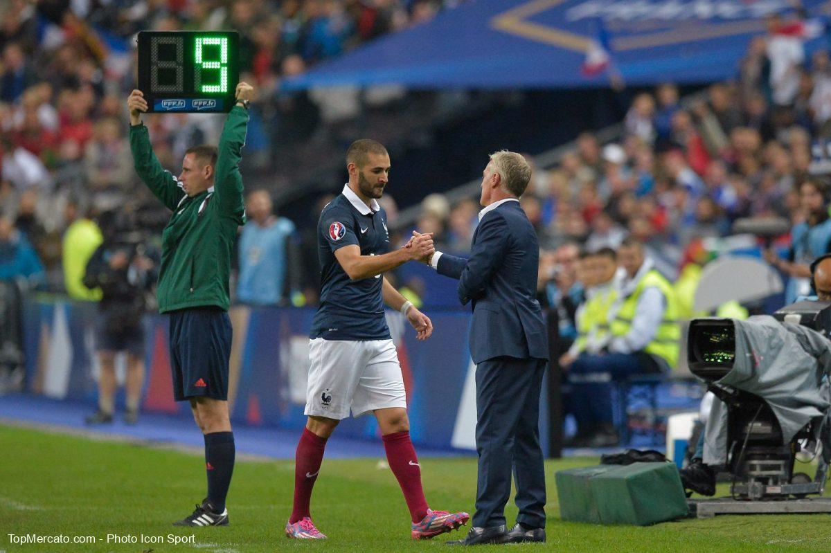 Karim Benzema et Didier Deschamps, Equipe de France