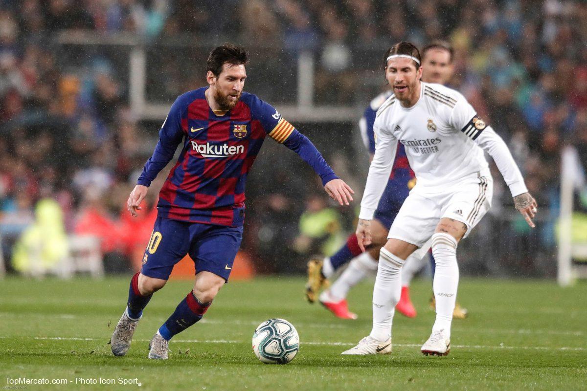 Lionel Messi, Sergio Ramos, Barça Real Madrid