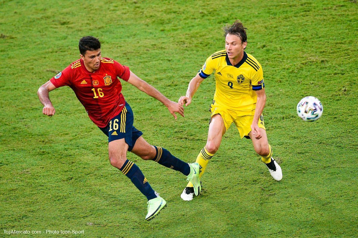 Rodri et Albin Ekdal, Espagne-Suède
