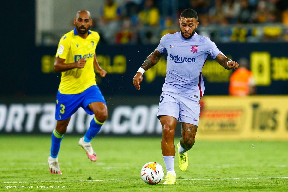 Memphis Depay, Cadix-Barça