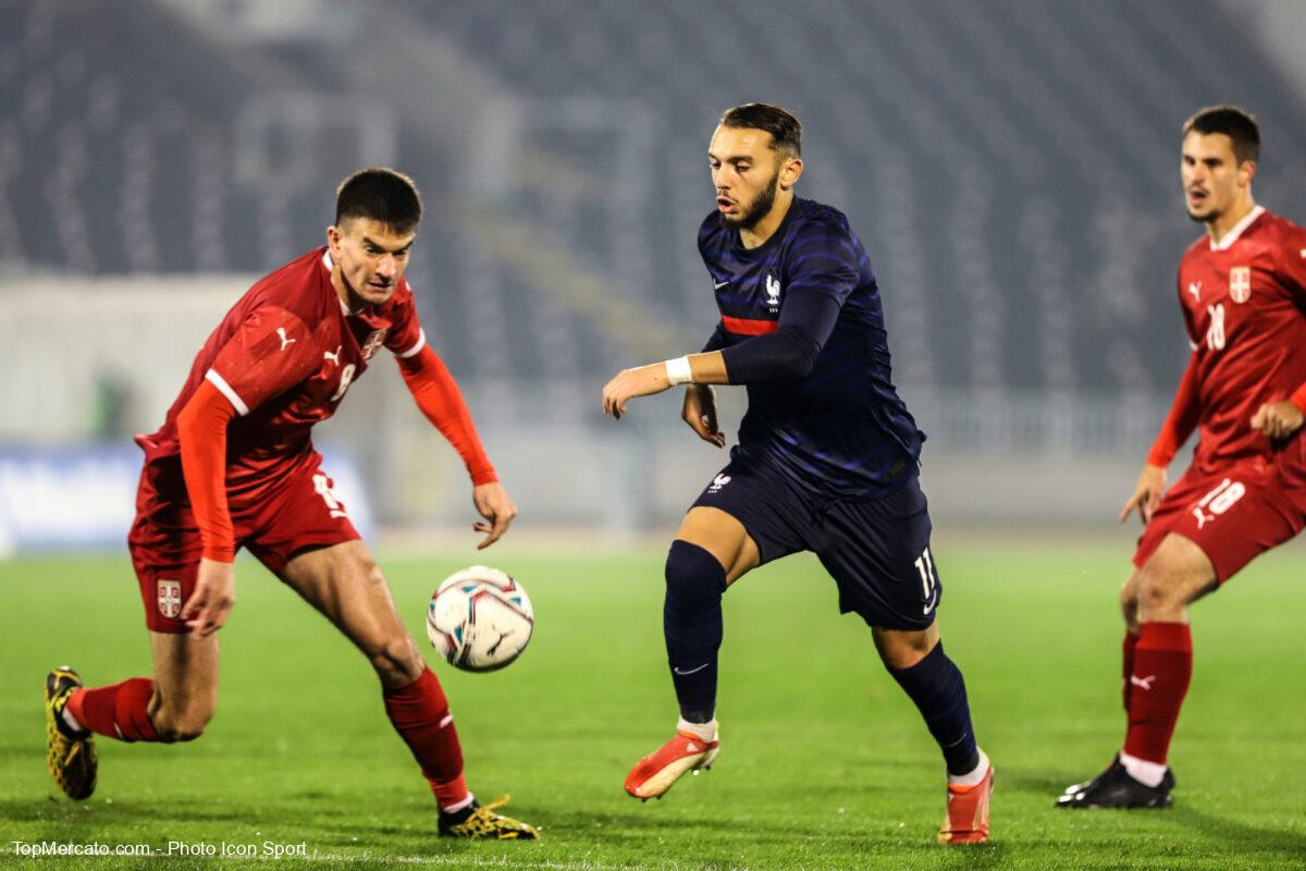 Amine Gouiri, match Serbie - France Espoirs