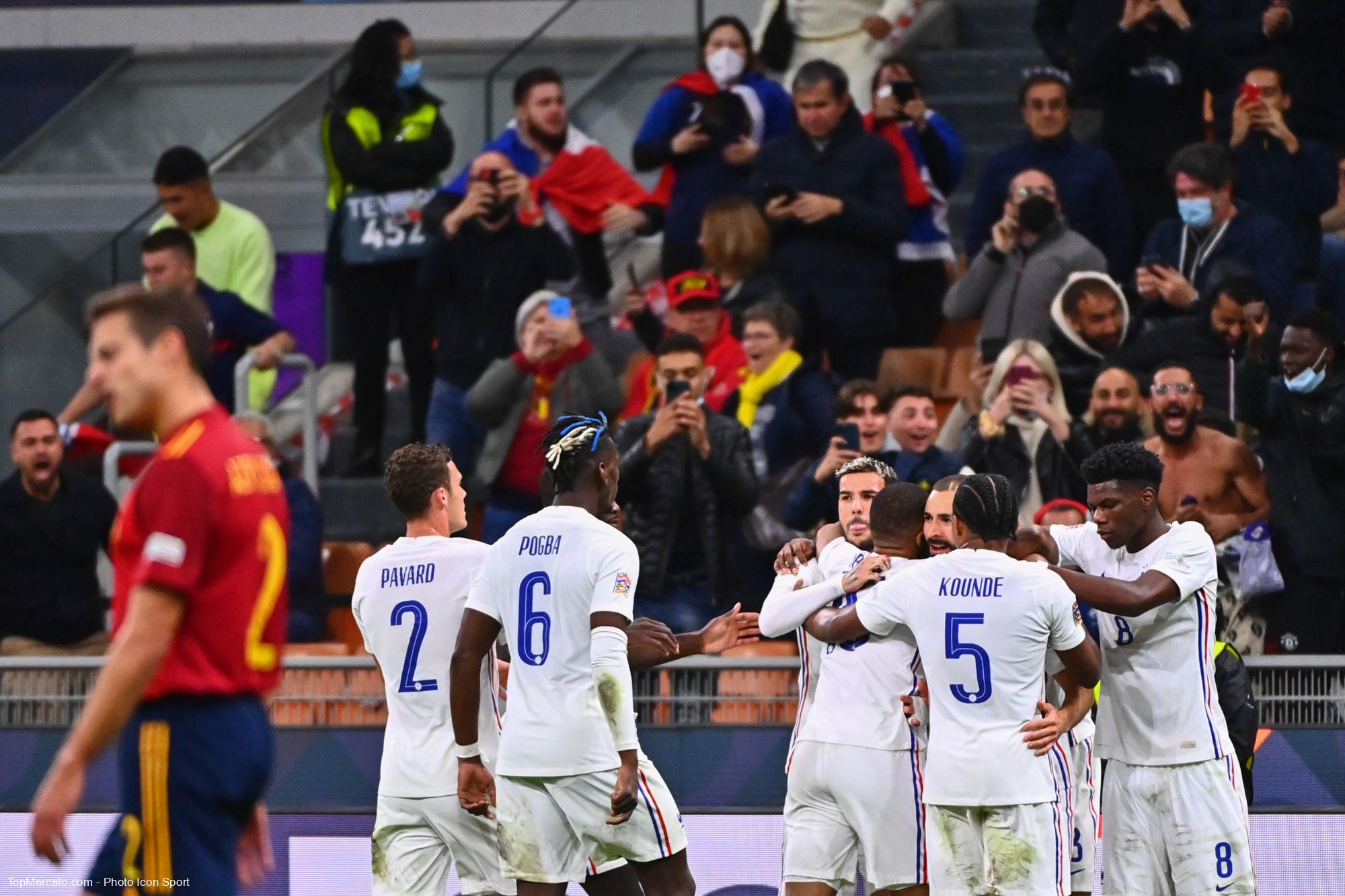 Dans quel stade italien la France a-t-elle battu l’Espagne en finale de la Ligue des Nations, en 2021 ?
