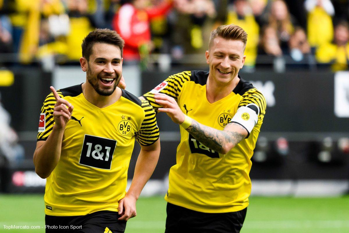 Raphaël Guerreiro et Marco Reus, BVB, Borussia Dortmund