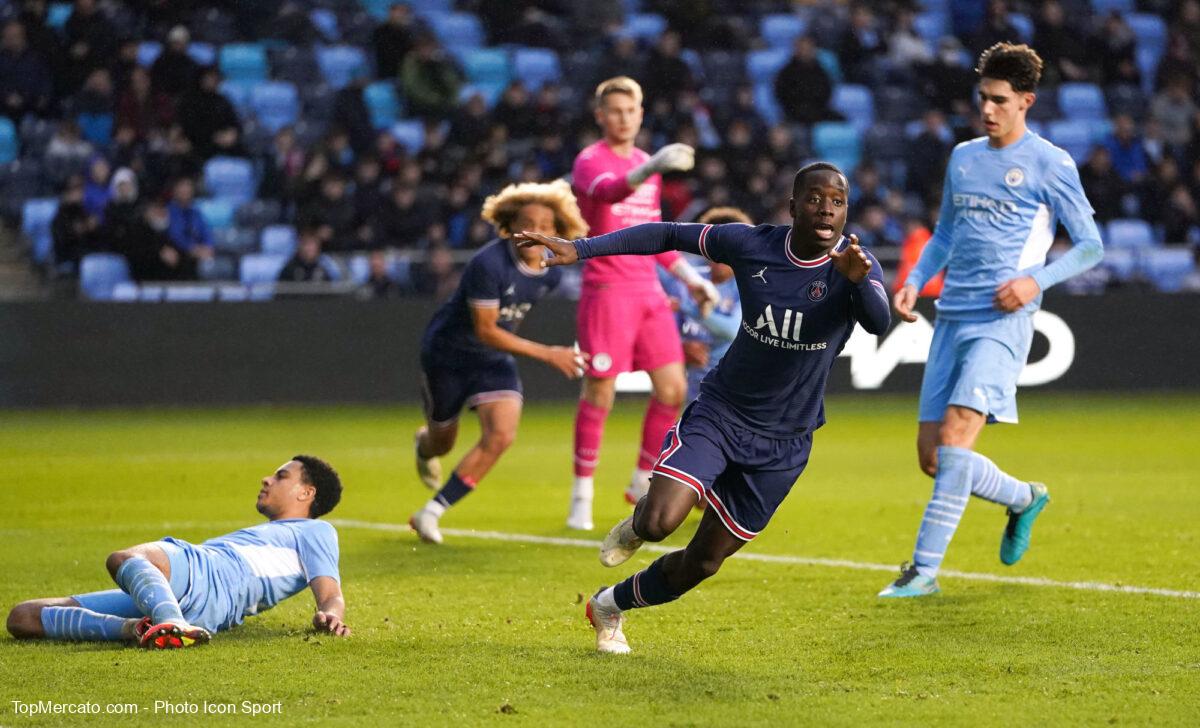 Djeidi Gassama, match PSG Paris Saint-Germain-Man City Manchester City Youth League