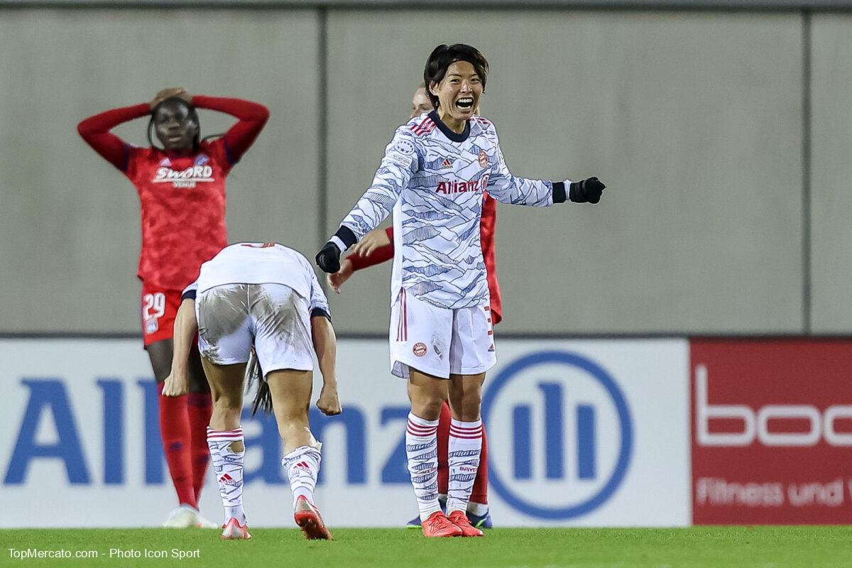 Saki Kumagai, match Bayern Munich-OL Olympique Lyonnais