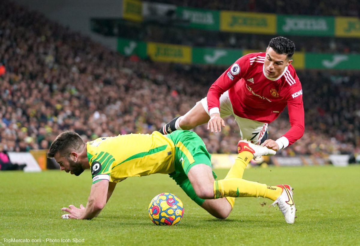 Cristiano Ronaldo, match Norwich City-Man Utd Manchester United