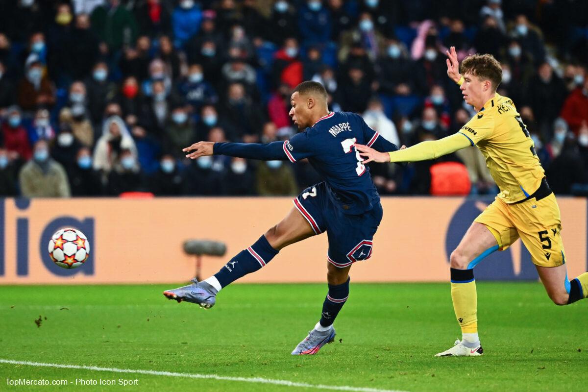 Kylian Mbappé, PSG-Bruges