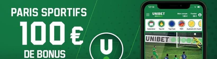 Offre de bienvenue Unibet
