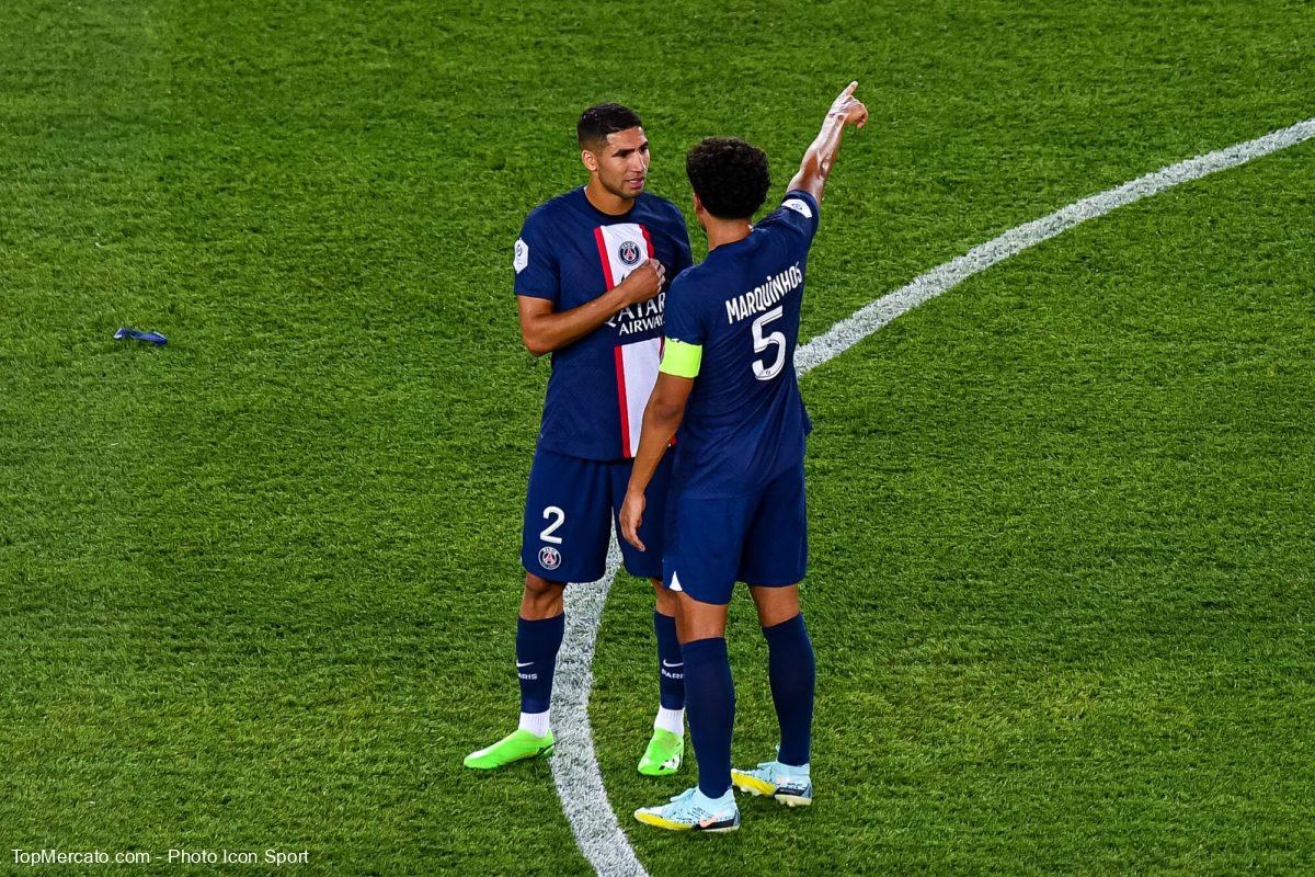 Achraf Hakimi Marquinhos PSG