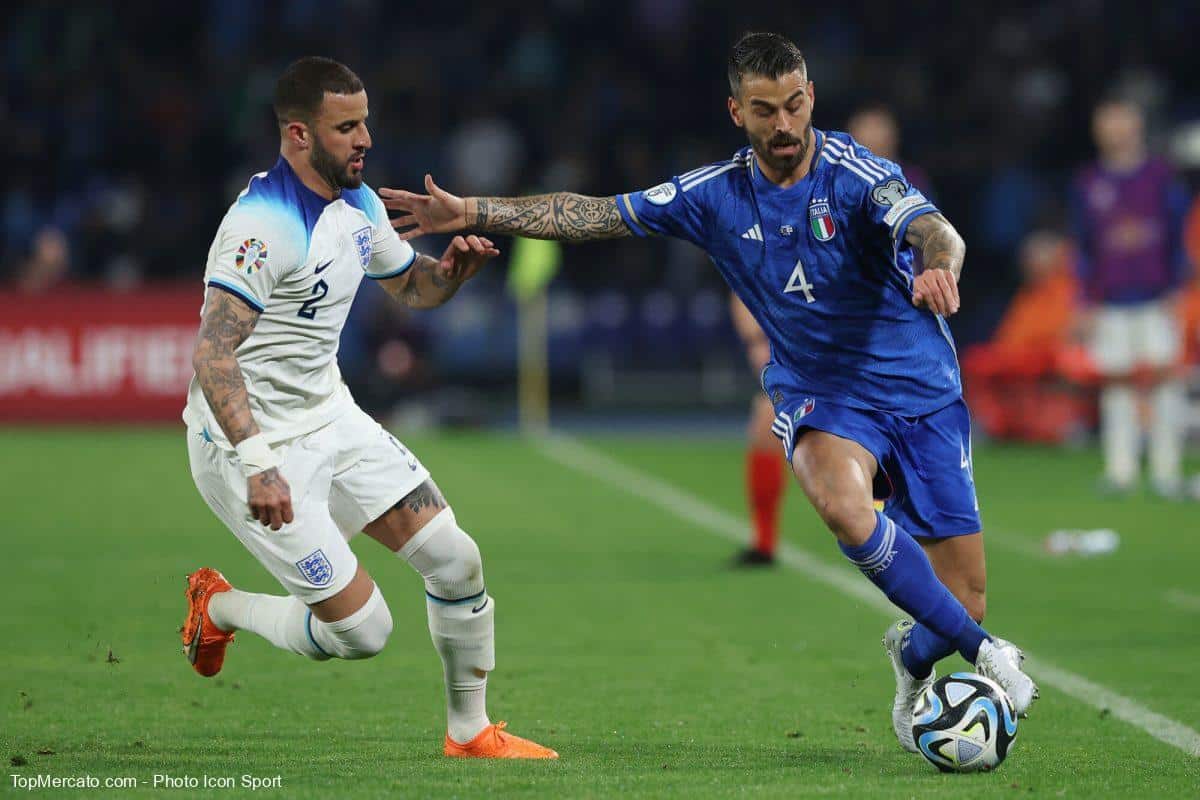 Kyle Walker Leonardo Spinazzola Angleterre Italie