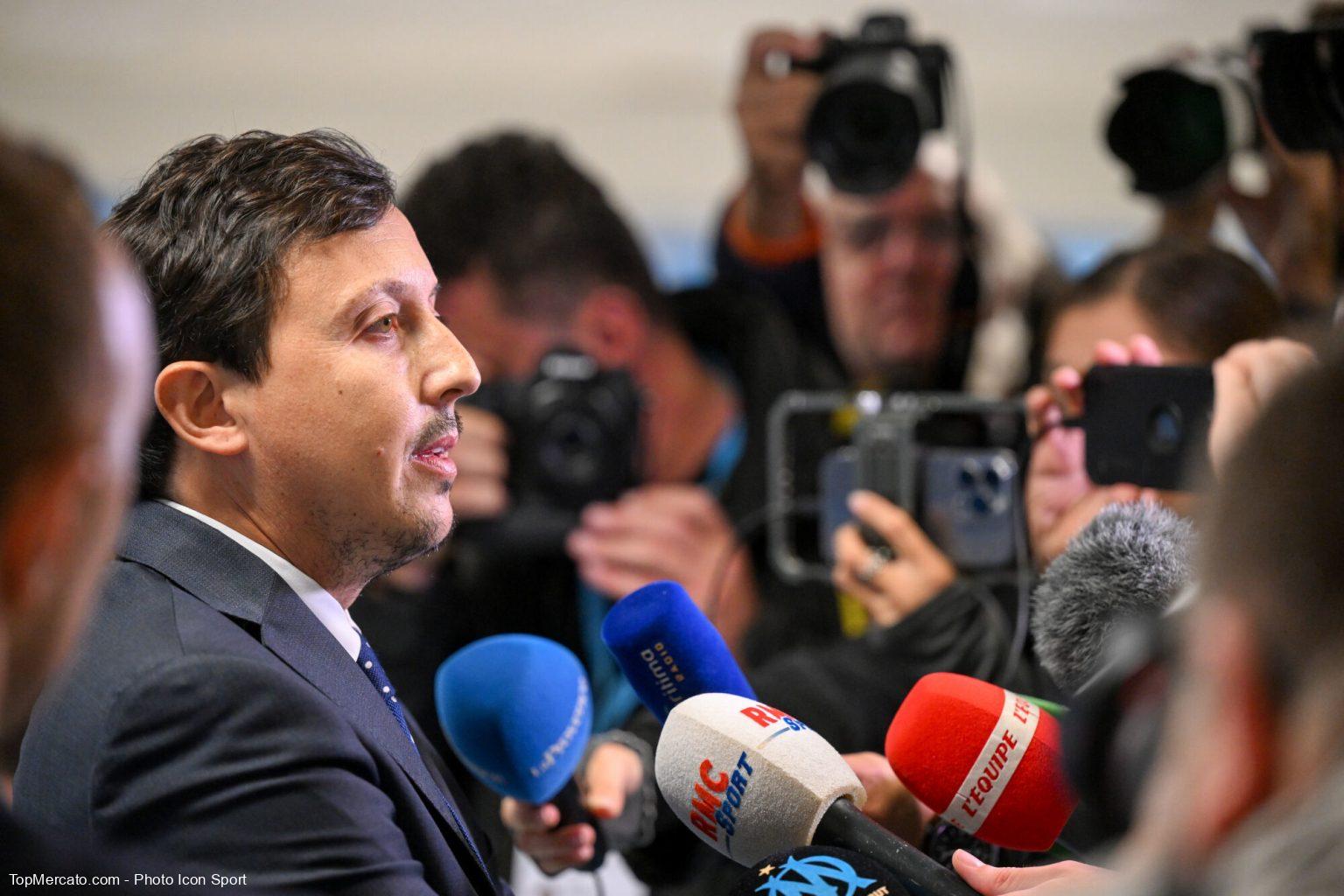 OM : « Ce serait dommage de ne pas en profiter », Longoria se défend sur la gestion de la CAN