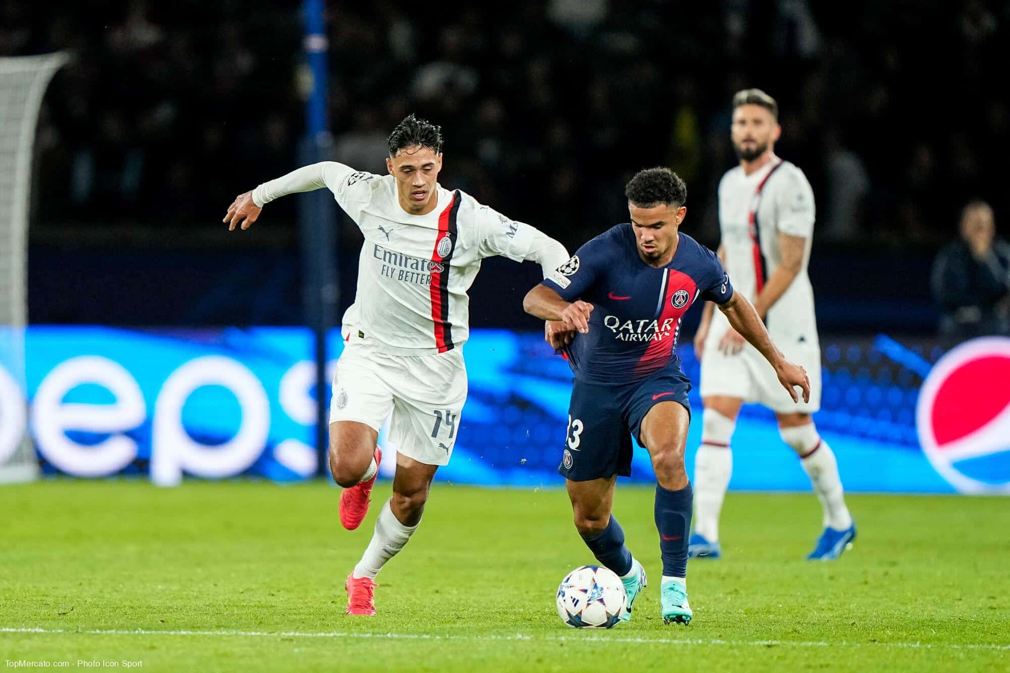 Quel remplaçant du PSG a touché la barre transversale à la 89e min du match contre l’AC Milan, lors de la 4e journée de la phase de poules de Ligue des Champions ?