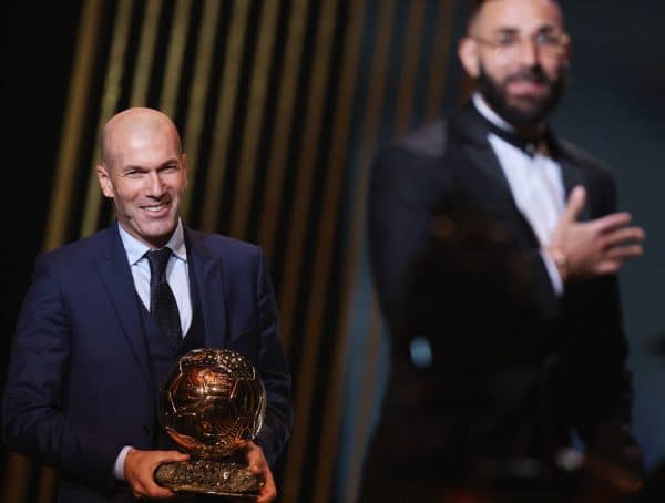 Trophée Kopa : le vote de Karim Benzema dévoilé, Zinédine Zidane s'abstient