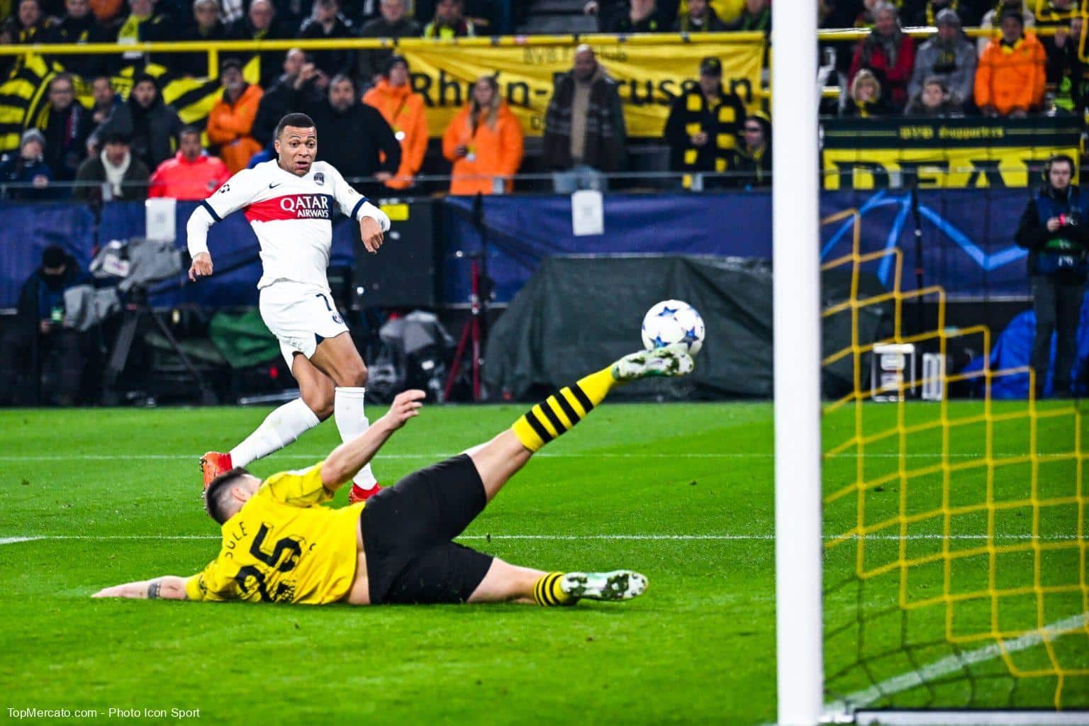 Dortmund – PSG : “Vous avez pu voir mon entrejambe”, Süle exulte de son duel avec Mbappé !