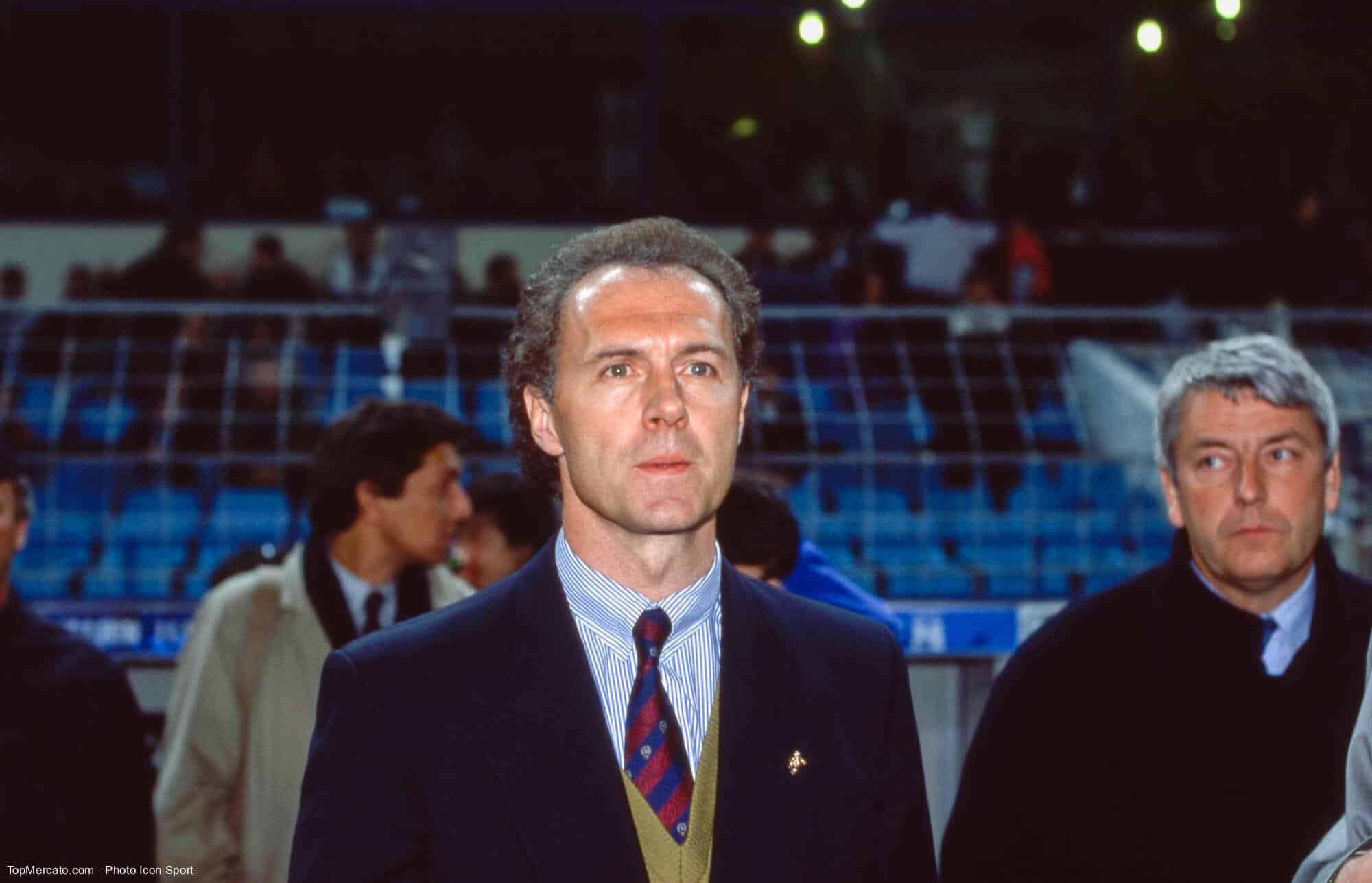 En quelle année Franz Beckenbauer a-t-il entraîné l’Olympique de Marseille ?