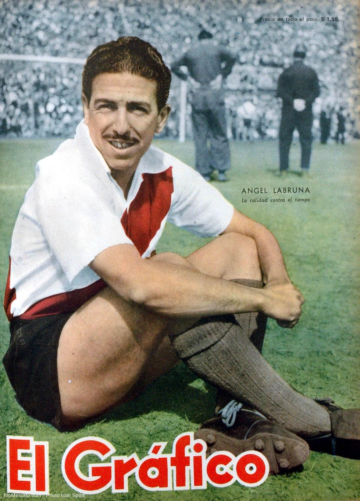 Ángel Labruna en la tapa de El Gráfico