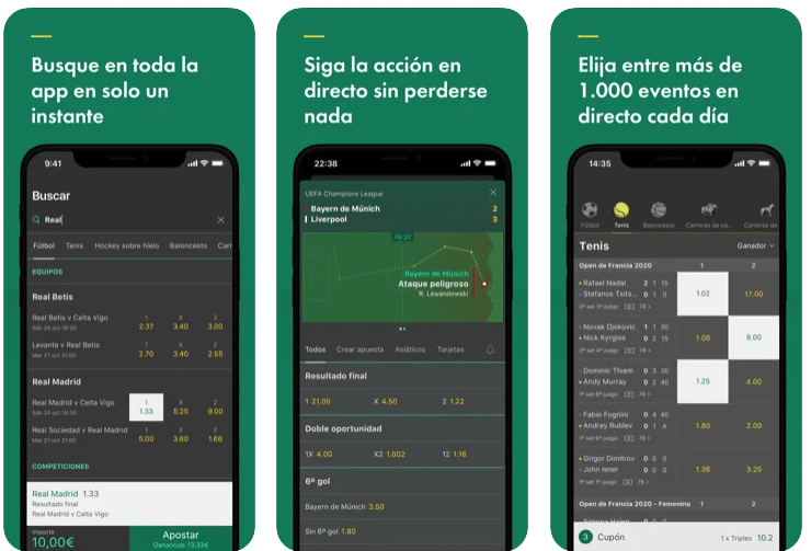 Bet365 ES app 3 app bet365