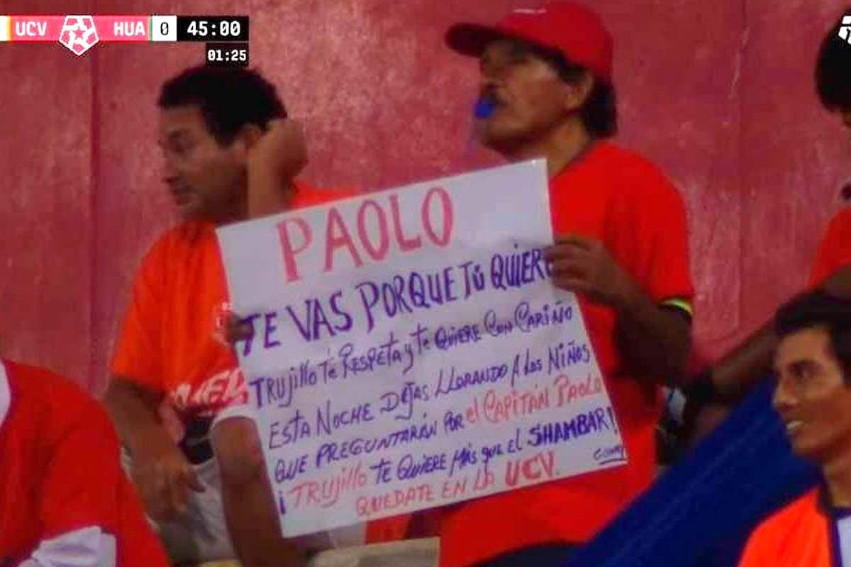 El emotivo pedido de un hincha de César Vallejo a Paolo Guerrero: "Quédate en la UCV"