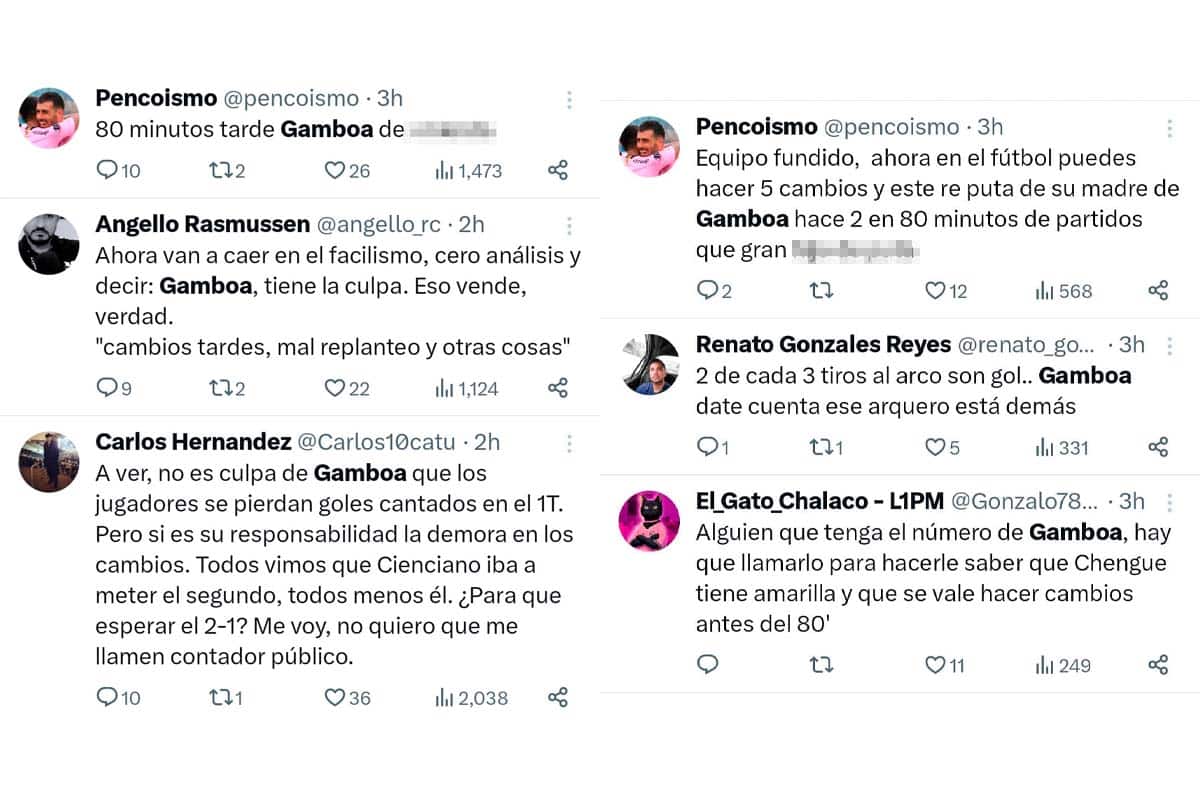 Gamboa, blanco de críticas de los hinchas de Sport Boys tras la caída ante Cienciano: '80 minutos tarde