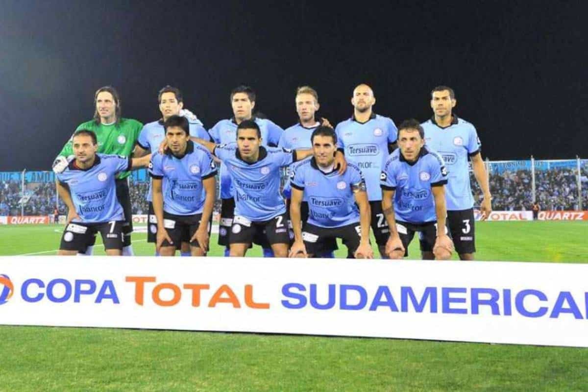 El equipo de Belgrano en la Copa Sudamericana 2013